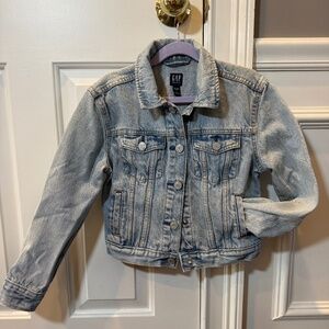 Girls' Gap Light Wash Denim Jacket